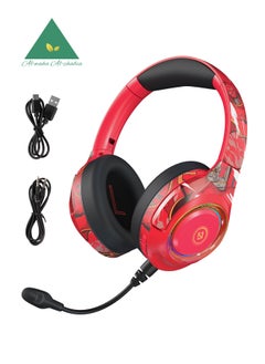 AL-WAHA AL-ZHABIA Over-Ear Wireless Gaming Headset with Noise-Cancelling Mic | Bluetooth 5.2 | 40-Hour Playtime | Compatible with PS5, PS4, PC, Switch, Mac & Android  - Image 2