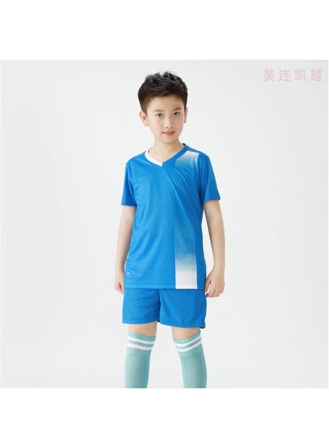 Light Blue Short Sleeve Football Jersey - Image 1
