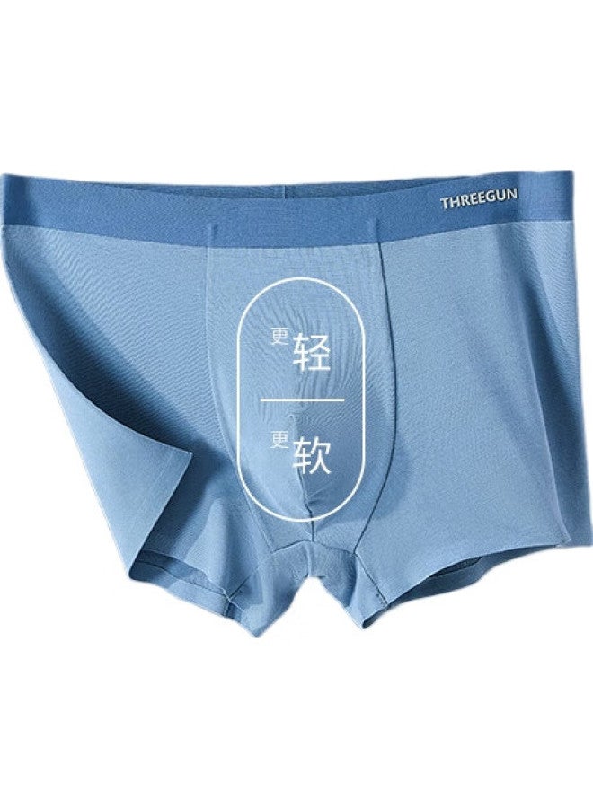 THREEGUN [Zhen Series] 60-Count Modal Men'S Underwear, Summer Ice Silk Seamless Shorts, Upgraded Crotch For Men - Image 3