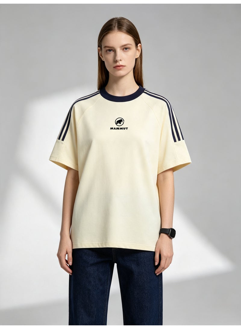 Mammut Contrast striped raglan sleeves loose short sleeve T-shirt - Image 5