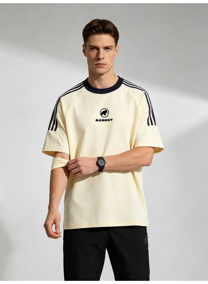 Mammut Contrast striped raglan sleeves loose short sleeve T-shirt - Image 2