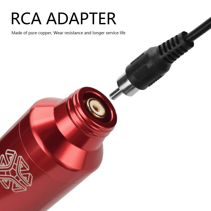 Torped Rotary Tattoo Machine Short Pen with Brushless Motor Professional Cartridges Tattoo with RCA Cord for Tattoo Artists - Image 5