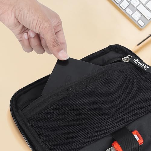 GadgetBite Pulse Mini Techbag Organizer for Travel Cables Chargers Power Banks and Adapters Compact Design for Easy Storage and Access Perfect for Electronics Accessories When Traveling - Image 4