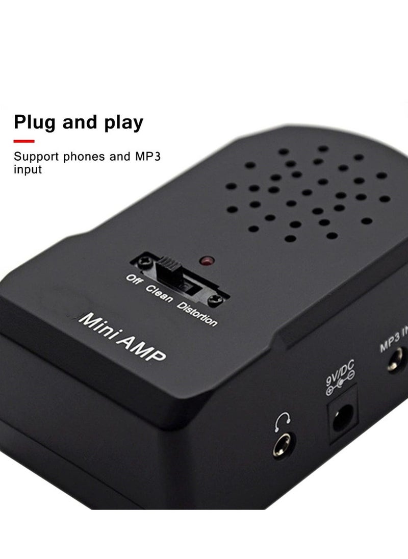 JA-01 Mini Guitar Amplifier AMP MP3 Input 3.5mm with Earphone