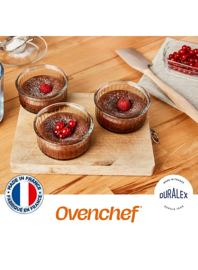 Duralex Tempered Glass Ovenchef Clear Ramekin 8.5 Cm 4 Pcs 130 Ml (6008Ac/4) - Image 4