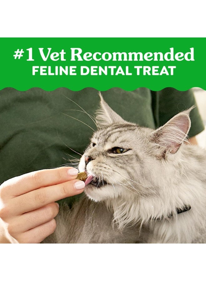 Greenies Feline Adult Dental Cat Treats, Oven Roasted Chicken Flavor, 21 oz. Tub - Image 5