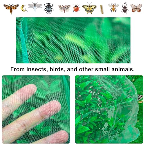 Eightiz Garden net Fabric Solid Garden Shade Net Agro net Green net 75% Sun & UV Protection-Ideal for Balcony Garden/Farming/Agriculture/Fancing(10 FT X 16 FT) (Pack of 1, Green) - Image 5