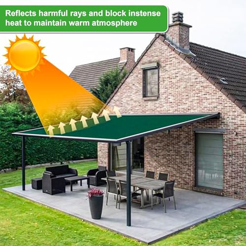 Eightiz Garden net Fabric Solid Garden Shade Net Agro net Green net 75% Sun & UV Protection-Ideal for Balcony Garden/Farming/Agriculture/Fancing(10 FT X 16 FT) (Pack of 1, Green) - Image 2