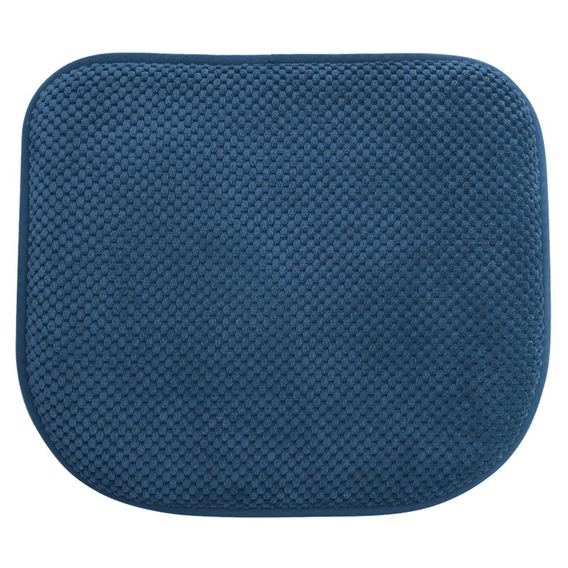 PAGGED Blue Foam Seat Cushions Kitchen Chairs Pads for Dining Chairs Non Slip Office Seat Cushions Washable U Shaped Soft Thick Large Metal Wooden Chair Cushions17 x 15