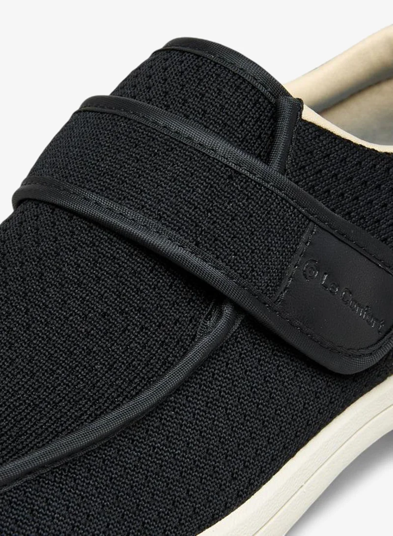 Le Confort BLACK Textured Slip-On Loafers for Men | Best Price UAE