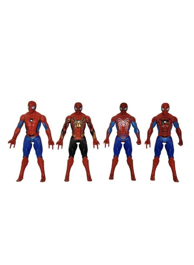 سبايدر مان مجموعة دمى سبايدرمان – 4 شخصيات حركة للأطفال - Image 1