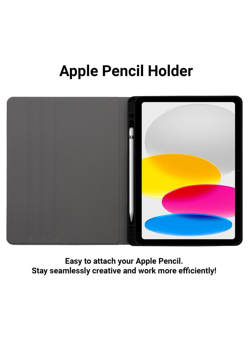 general Case for iPad 10th Generation 2022 10.9 inch, Auto Wake/Sleep Multi-view Premium Leather with Pencil Holder - Image 5