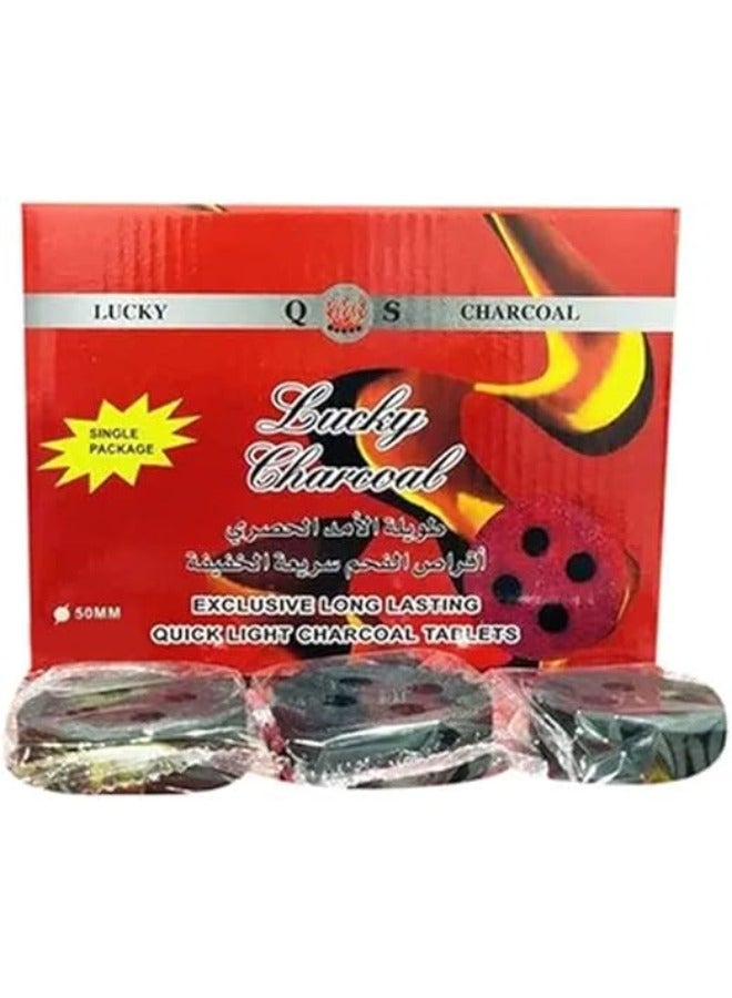 Lucky charcoal lite 20 pcs Of Smart Tablets for Bakhoor 50 MM - Image 5