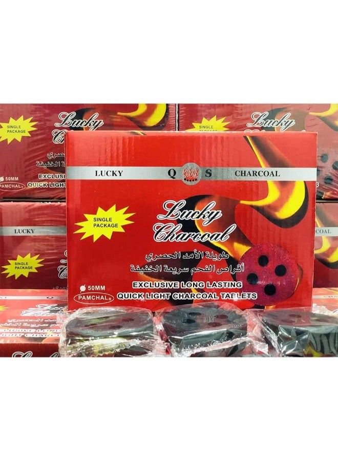 Lucky charcoal lite 20 pcs Of Smart Tablets for Bakhoor 50 MM - Image 3