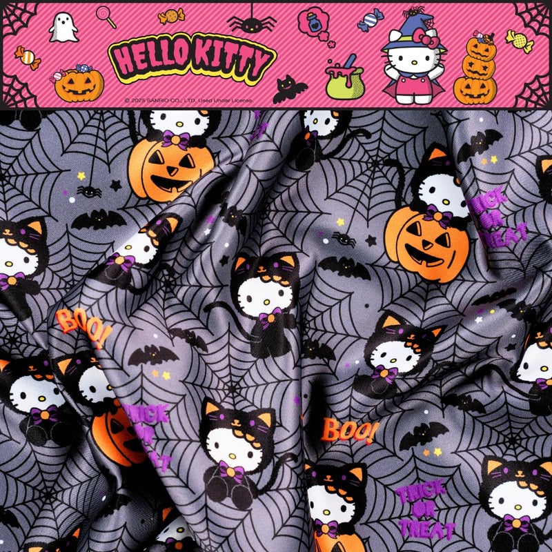 Franco Sanrio Hello Kitty Skeleton Halloween Beauty Silky Satin Standard Reversible Pillowcase Cover 20x30 for Hair and Skin  (Officially Licensed Product) by Franco Collectibles - Image 4