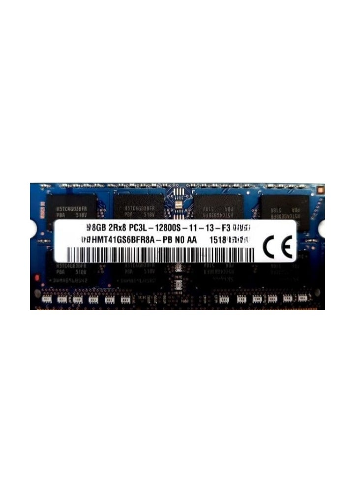 8GB DDR3 Laptop RAM – 1600MHz PC3L-12800S – Dual Rank 2Rx8 – Low Voltage 