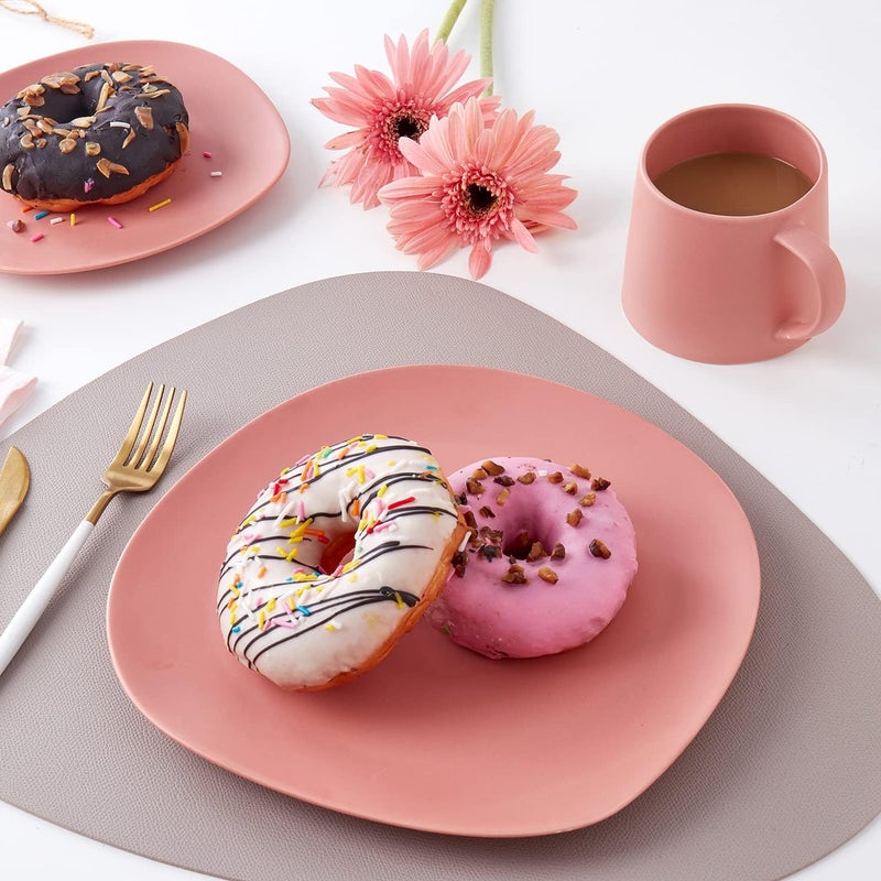 Stone lain Delilah Dinner Plate 6Piece Dish Set Porcelain Terracotta - Image 4