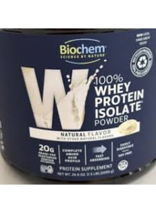 Biochem, 100% Whey Protein Isolate Powder, Natural, 699 g - Image 3