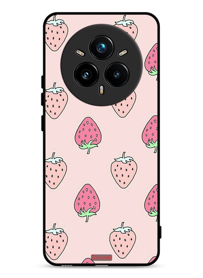 Tolwak Realme 14 Pro Plus 5G Protective Case Cover Strawberry Icon