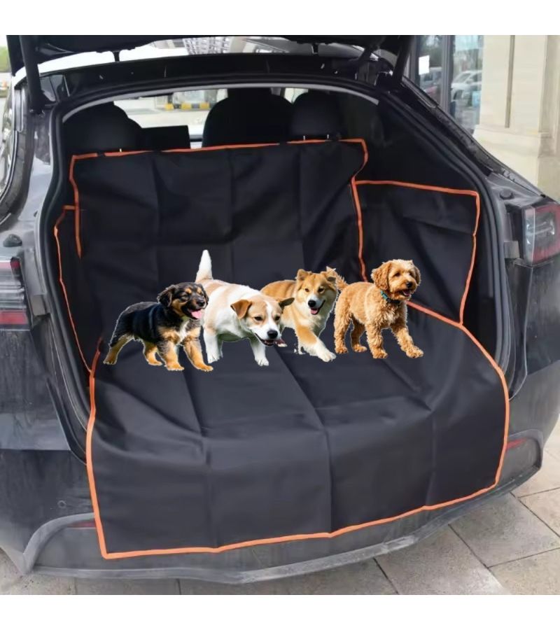 Orange Edge Dog Car Trunk Pad for Cars SUVs Trucks 20 Scenarios - Image 4