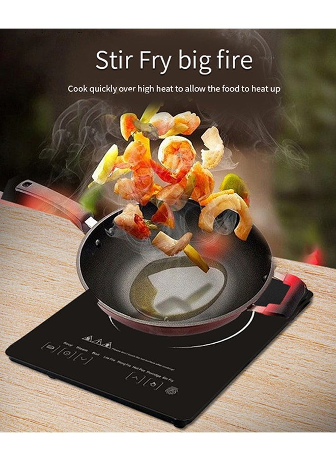 Arabest Induction Cooker,Portable Household Smart Cooktop,Black Crystal LED Touch Screen,Fast Heating,Suitable for Hotel/Home/Fast Food Restaurant  - Image 2