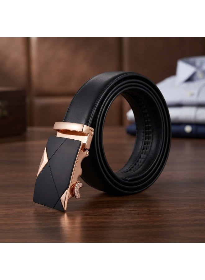 Stylish men's belt made of 100% genuine leather, durable and high quality - Image 1