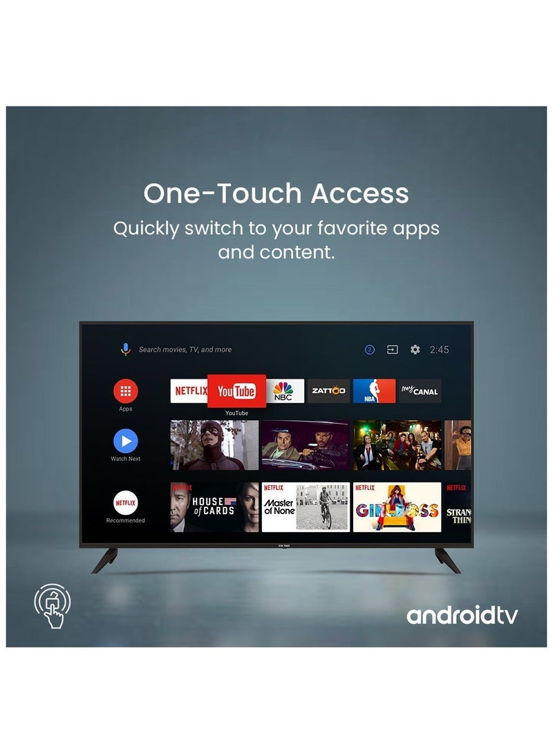 STAR TRACK 50" Smart TV | Android 14, Full HD, Netflix, YouTube, Miracast, Bezel less, Satellite receiver, STAR TRACK - Image 4
