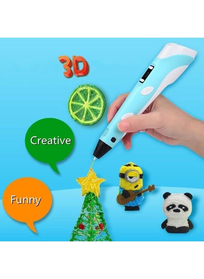 ShebSheb 3D Printing Pen,3D Drawing Pen with PLA Filaments LED Display for Kids,Adults,Model Making  - Image 3