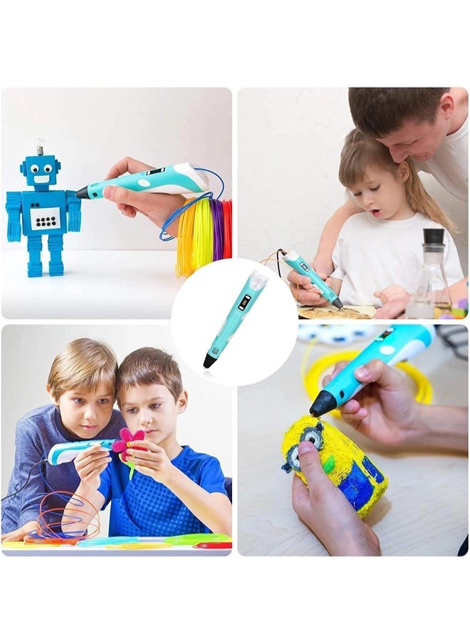 ShebSheb 3D Printing Pen,3D Drawing Pen with PLA Filaments LED Display for Kids,Adults,Model Making  - Image 5