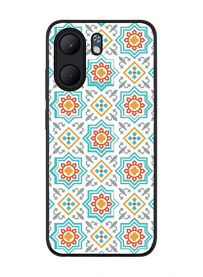 Stylizedd For Oppo A5x 5G / A5x 4G Case,Slim fit Camera Protection, Shockproof Thin Phone cover  - Moroccan Mosaic