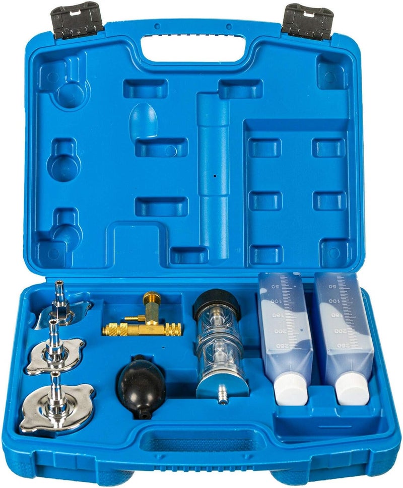 RELD Professional Head Gasket Tester Combustion Leak Test Kit Detector CO2 with Box and 17oz CO2 Reaction Liquid - Image 1