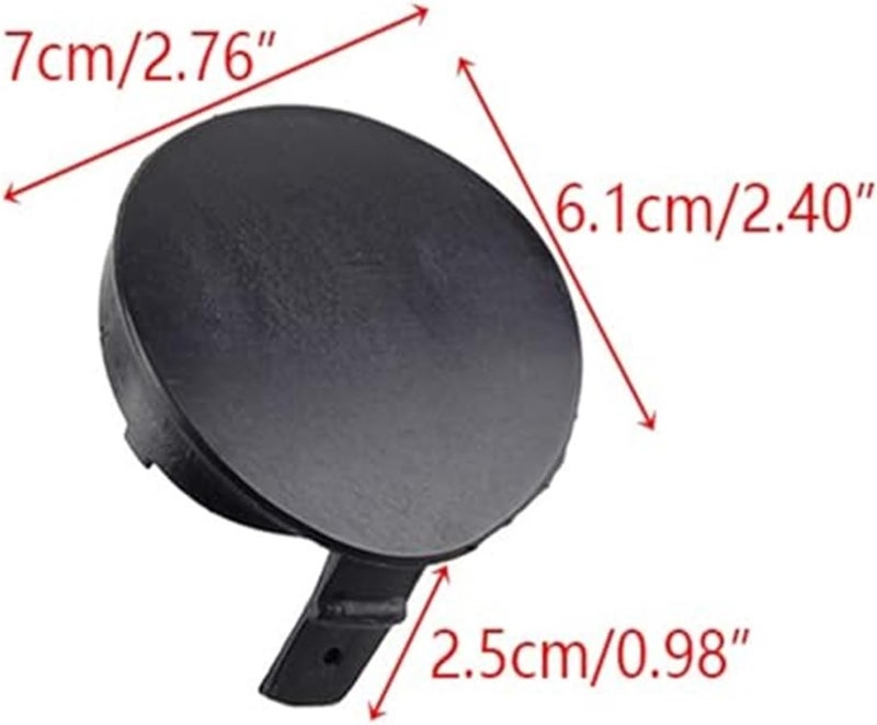 DEMULAX Front Bumper Tow Hook Cover Cap for Toyota Corolla - Image 4