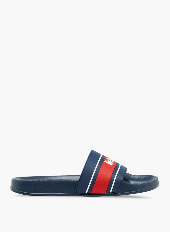Lee Cooper Women's Logo Embossed Slides