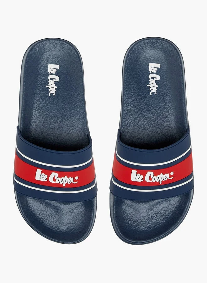 Lee Cooper Women's Logo Embossed Slides