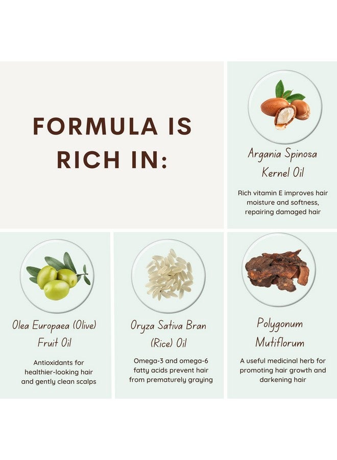 KILOMETS Dark Brown Hair Color Dye Shampoo, 400ml - 100% Grey Coverage in Minutes, Ammonia Free - Gray Silver Hair Dye Shampoo - Image 2