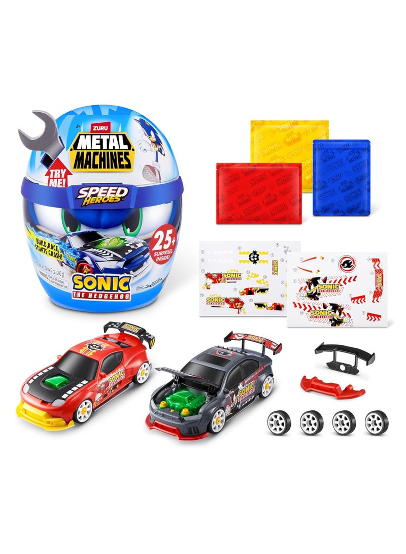 Zuru Metal Machines Speed Heroes Sonic Series - Assorted/Style May Vary - Image 2