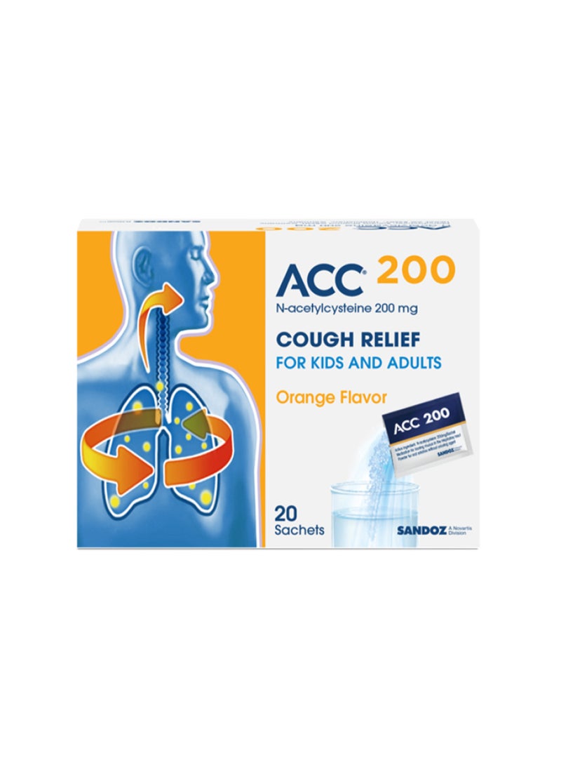 Sandoz Acc 200 Mg Sachets 20 S - Image 3