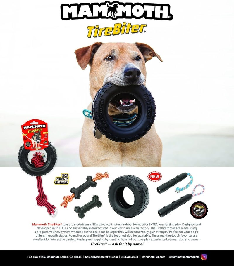 Mammoth TireBiter II Dog Toy 6" W - Pack of 2 - Image 3
