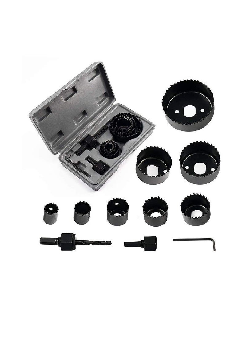 DRONA 11pcs Hole Saw Drill Bit Woodworking Cutter 1964mm Hole Saw Cutting Set Core Drill Bit Wood Metal Drilling INF 29  - Image 1