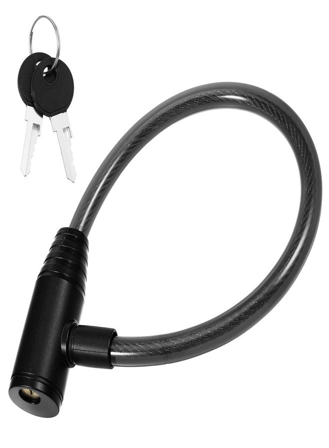 Alrhso 16Inch Secure Black Fridge Lock with Keys Refrigerator Lock Cabinet and Childproof Locks for French Door Fridge, Kitchen Cabinet Window - Image 1