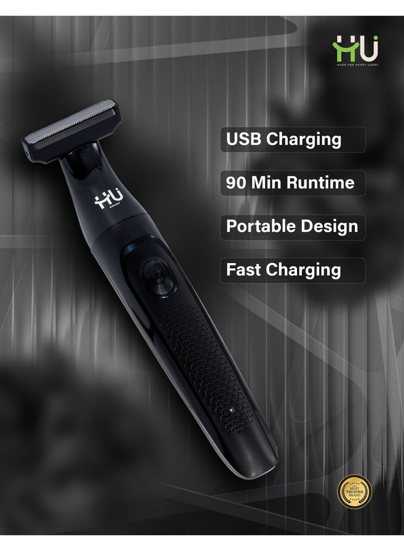 إتش يو ماكينة حلاقة شعر قابلة للشحن USB – ماكينة لاسلكية ببطارية ليثيوم مع تشغيل 90 دقيقة - Image 5