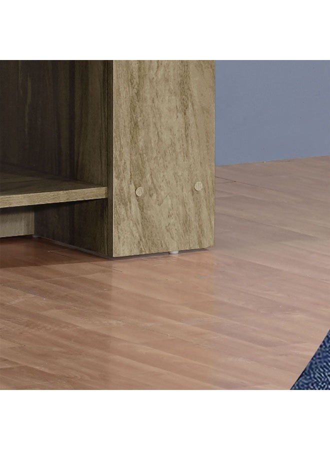 DANUBE HOME Athens Coffee Table With Open Shelves Modern And Stylish Living Room Table Durable Wooden Coffee Table With Storage Elegant Home DÃ©cor Space-Saving Design - Light Oak - Image 5