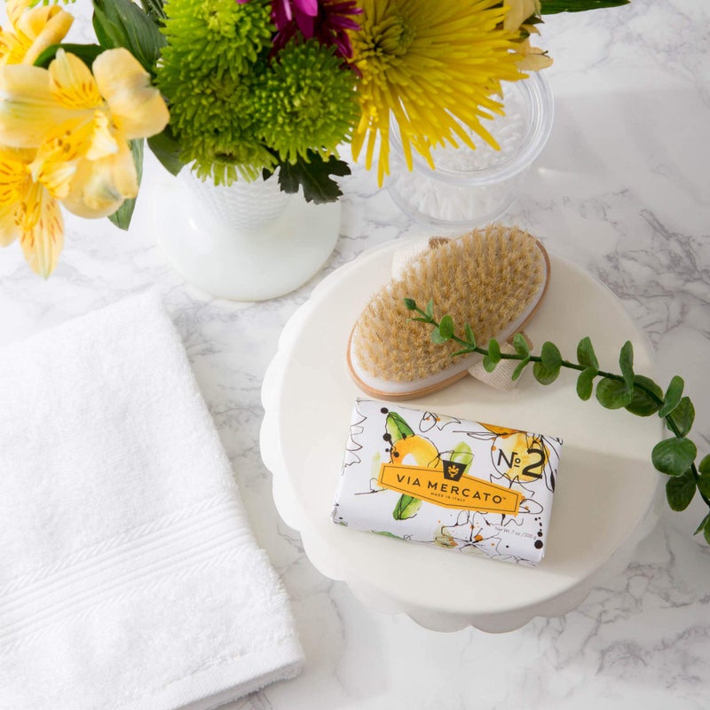 Via Mercato Italian Soap Bar (200 g), No. 2 - Green Tea & White Musk - Image 3