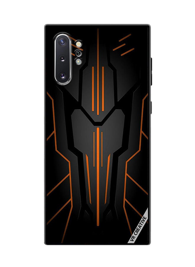 VR CREATIVE Protective Case Cover For Samsung Galaxy Note10 Plus 5G Black Sark Design Multicolour - Image 1
