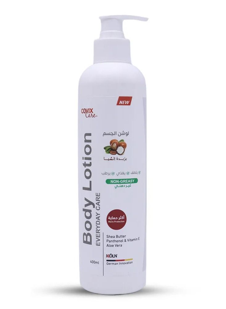 covix Non-Greasy Body Lotion With Shea Butter - 400 ml