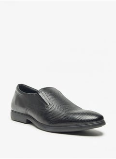 DUCHINI Men's Textured Slip-On Loafers  - Image 1