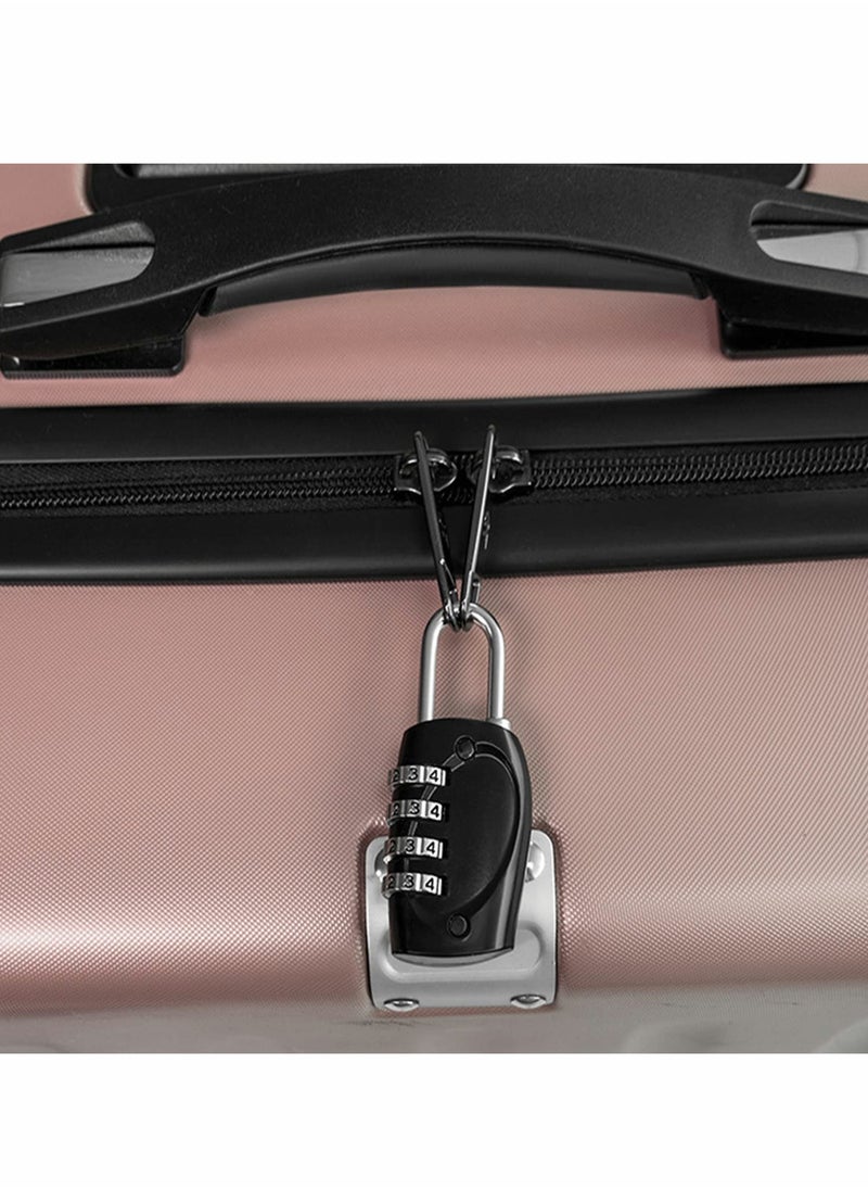 Excefore - Combination Lock 4 Digit Padlock for School Gym Locker, Sports Locker, Fence, Toolbox, Gate, Case, Hasp Storage (4Pack) - Image 1