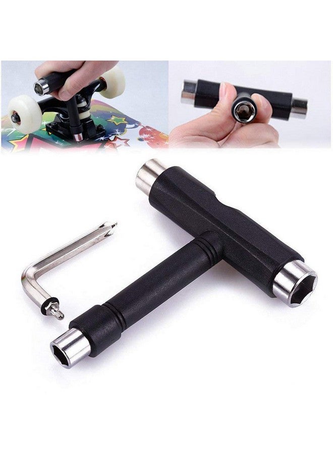 Jaspo All-In-One Multi-Function Portable Skateboard T Tool Accessory With T-Type Allen Key And L-Type Phillips Head Wrench Screwdriver - Image 5