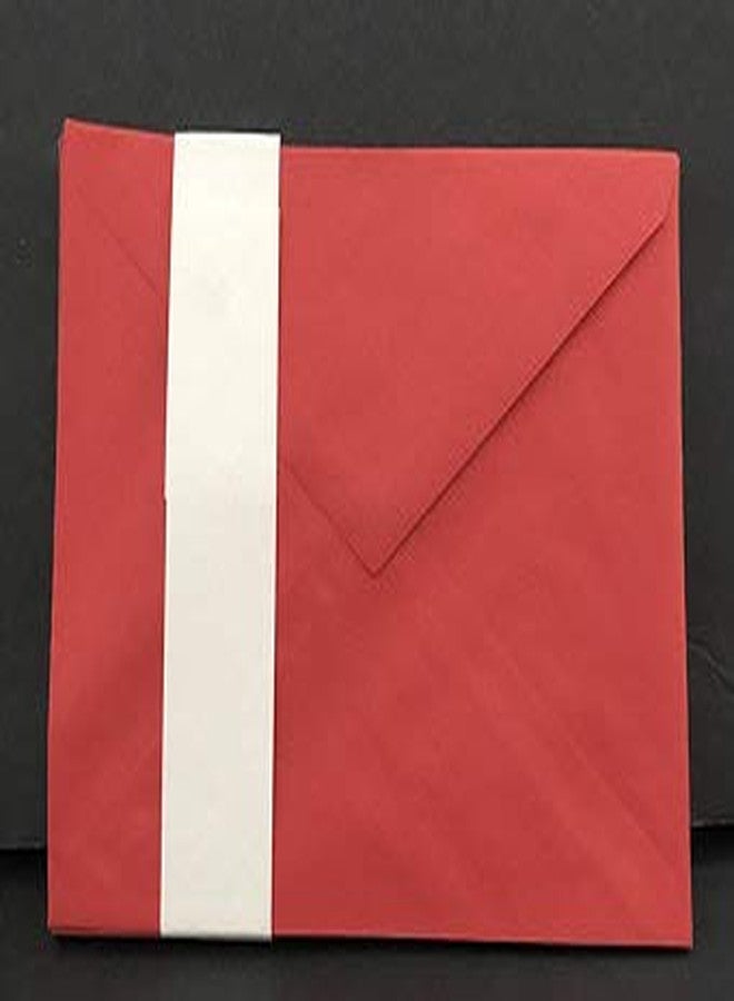 Accuprints Red Envelopes Pack of 25 | Size - 5 X 7 inch | 25 Gold Stickers Free with envelopes Envelopes for Invitation Card or Thank You Card or Voucher or Gift (PAck of 25) - Image 5