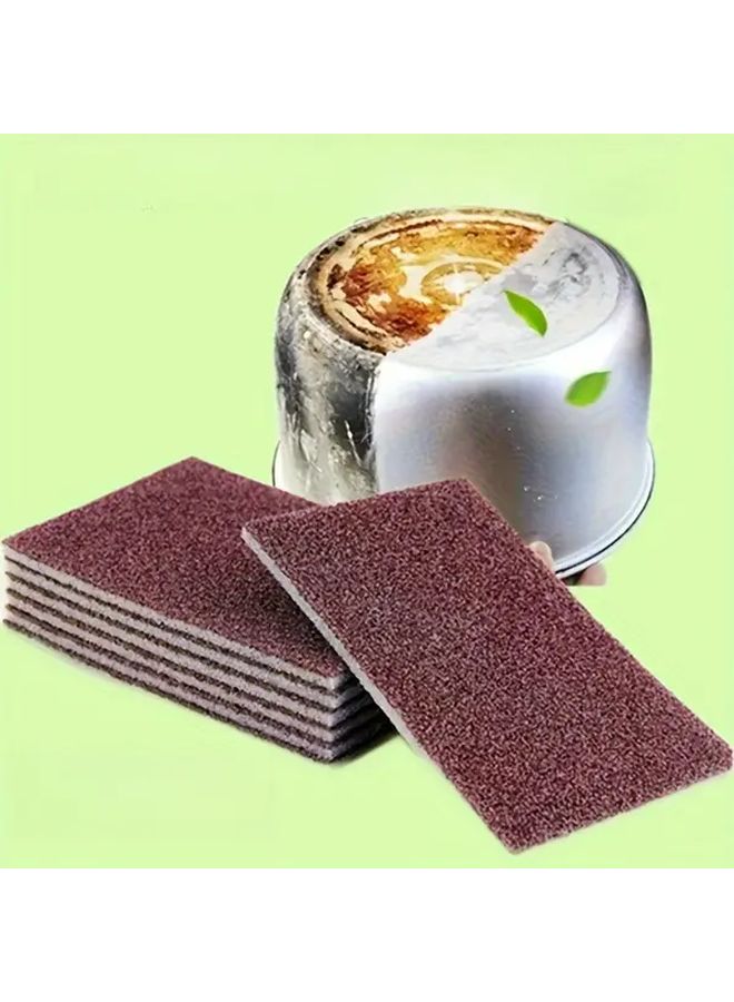 10pcs Heavy Duty Diamond Texture Cleaning Sponge Deep Scrubbing Rust Grease Removal Non Scratch - Image 2